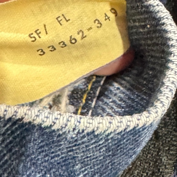 Vintage 70s Chic High Waisted Wide Leg Trouser Jeans 100% Cotton USA | 25" x 32" - Picture 14 of 15